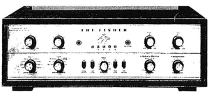 피셔(Fisher) X-1000 진공관 인티앰프